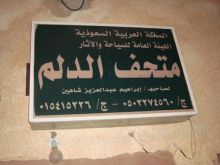 الشاهين يستقبل الزوار في متحف الدلم الشاهين يستقبل الزوار في متحف الدلم