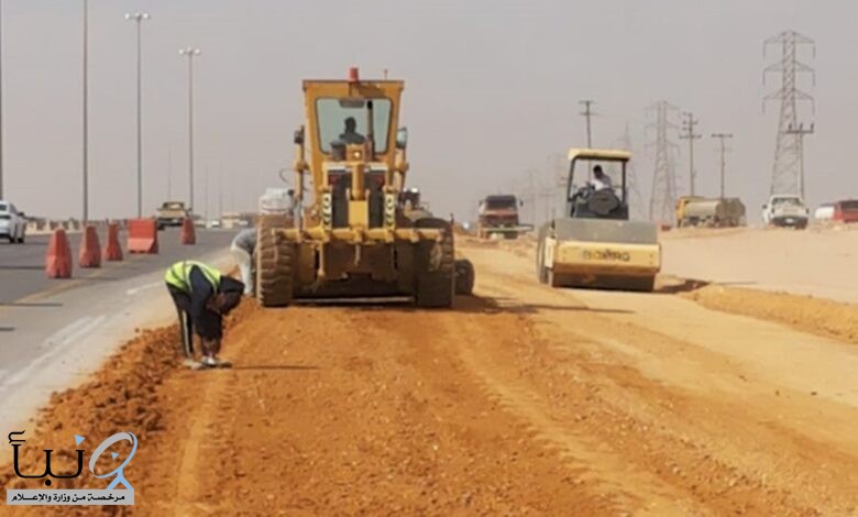 أمانة منطقة الرياض تبدأ أعمال تطوير وتأهيل طريق الجنادرية