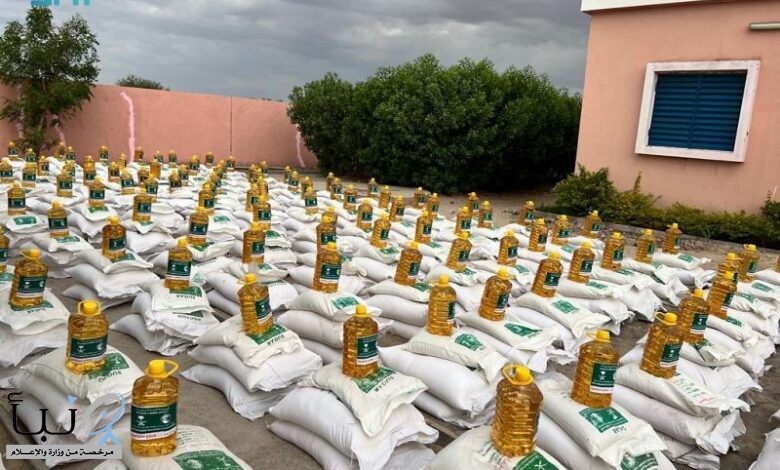 توزيع 6 أطنان من السلال الغذائية في مدينة دقيا بإقليم حجر لميس في تشاد