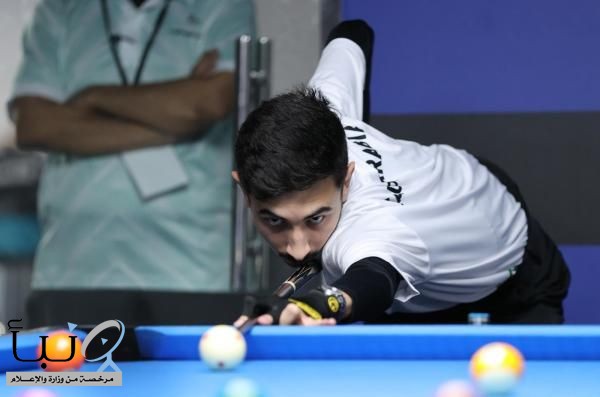 لاعب أخضر البلياردو خالد الغامدي يحصد الميدالية الذهبية في البطولة العربية