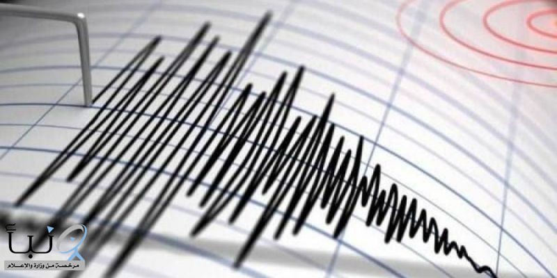هزة أرضية بقوة 3.38 درجة على مقياس ريختر تبعد مسافة 48 كم شمال غرب تبوك وعلى عمق 19.37 كم