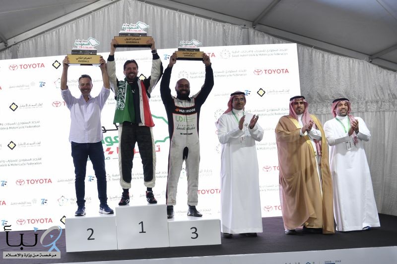 ضمن بطولة السعودية تويوتا 2023 تتويج الفائزين بالجولة الثانية لمنافسات صعود الهضبة في الباحة