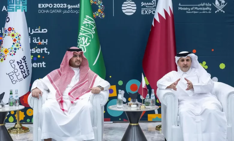 الأمير تركي بن محمد بن فهد يزور معرض “إكسبو 2023 الدوحة للبستنة”