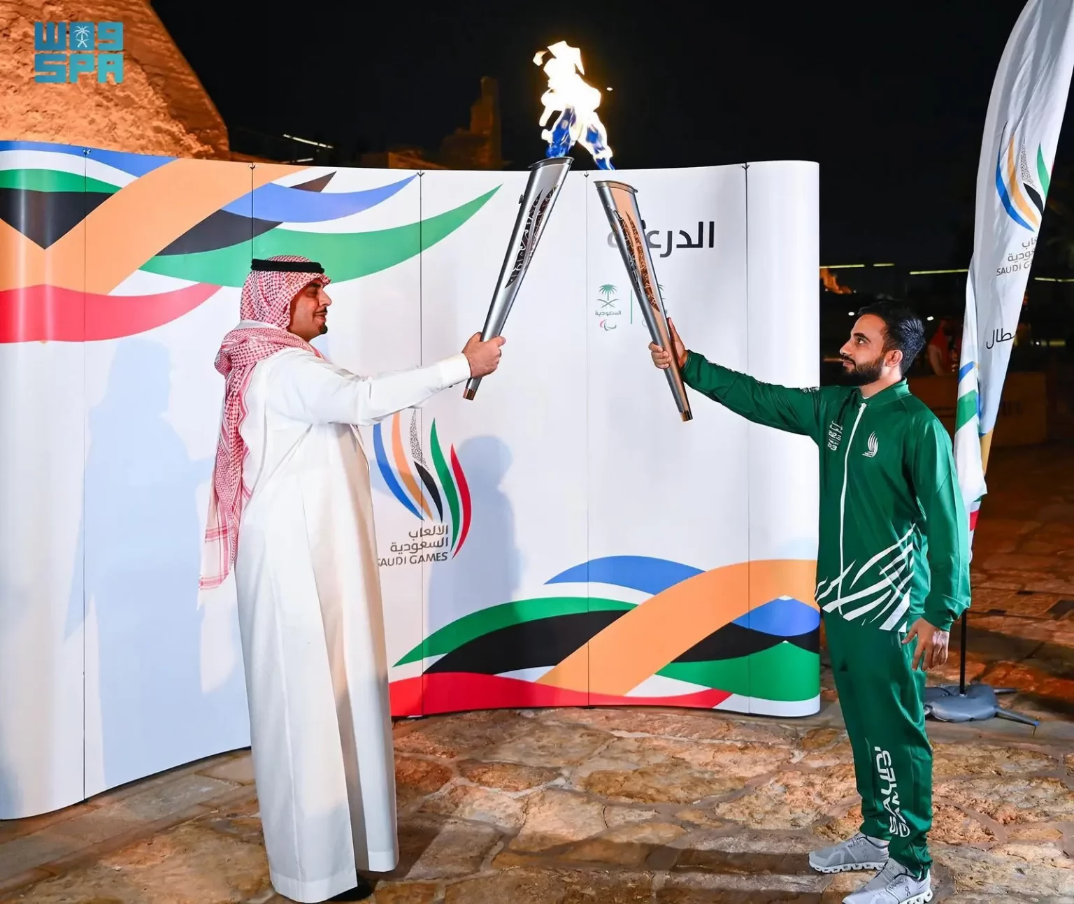 محافظ الدرعية يعرب عن فخره لشعلة دورة الألعاب السعودية 2023