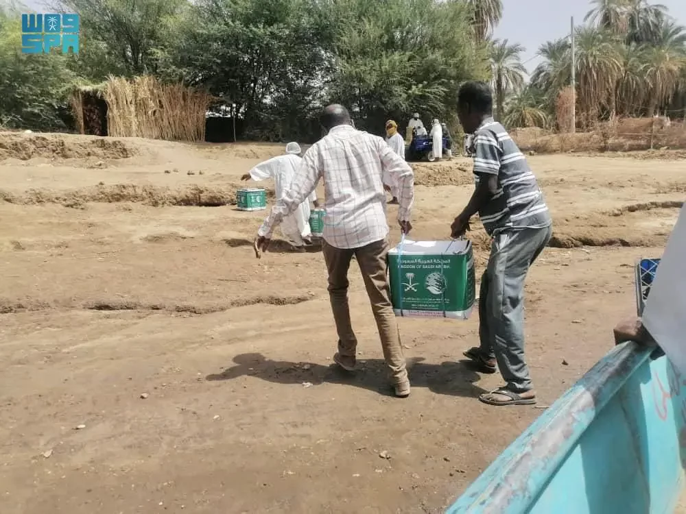 #مركز_الملك_سلمان_للإغاثة يوزع 674 سلة غذائية في محلية دنقلا بالولاية الشمالية في السودان