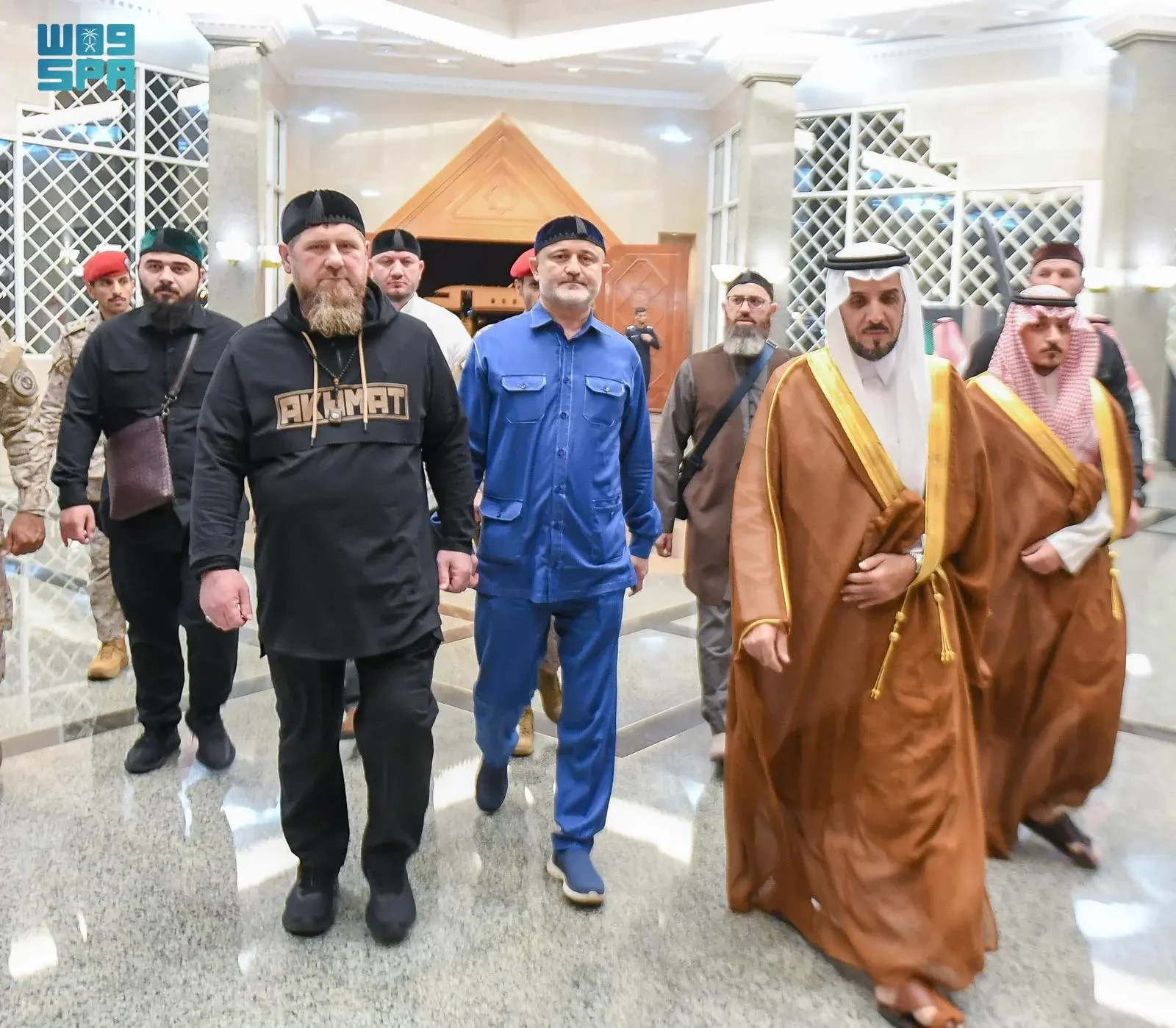 الرئيس الشيشاني يصل إلى المدينة المنورة