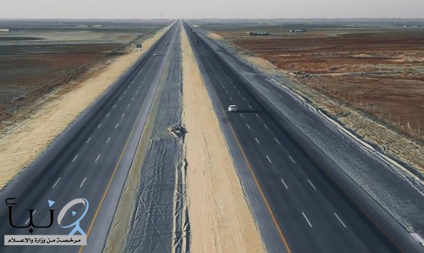 افتتاح حركة المرور على #طريق_أبو_حدرية باتجاه الخفجي بطول 22.9 كم