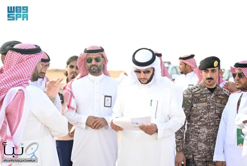 الأمير سعود بن نهار يقف على مشروع جادة الإبل بـ #الطائف