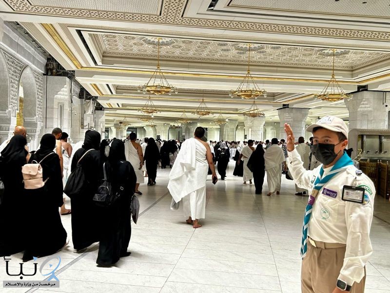 جمعية الكشافة تدفع بـ (665) كشافاً لخدمة المعتمرين والزوار بالحرمين الشريفين