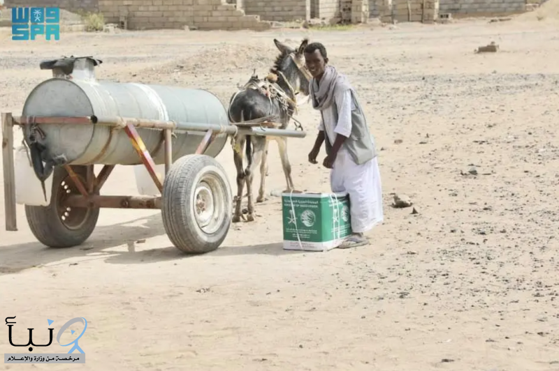 مركز الملك سلمان للإغاثة يوزع 430 سلة غذائية في محلية #بورتسودان بولاية البحر الأحمر في #السودان
