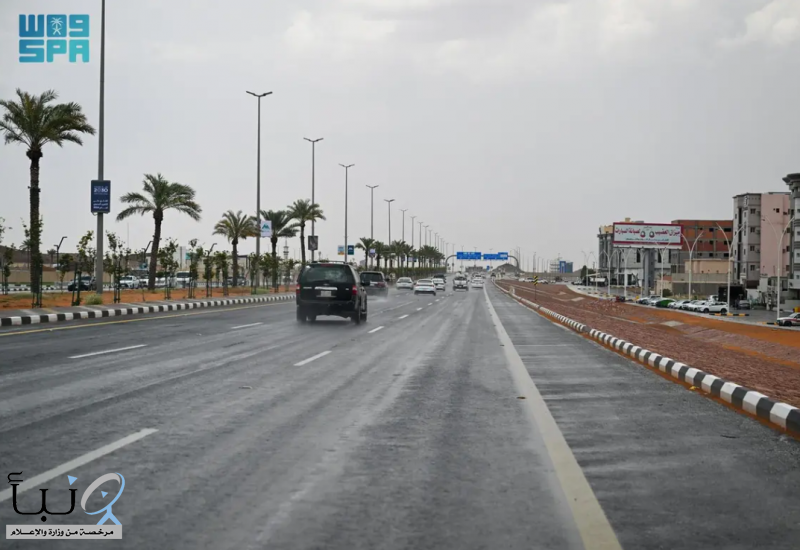 هطول أمطار على منطقة #حائل
