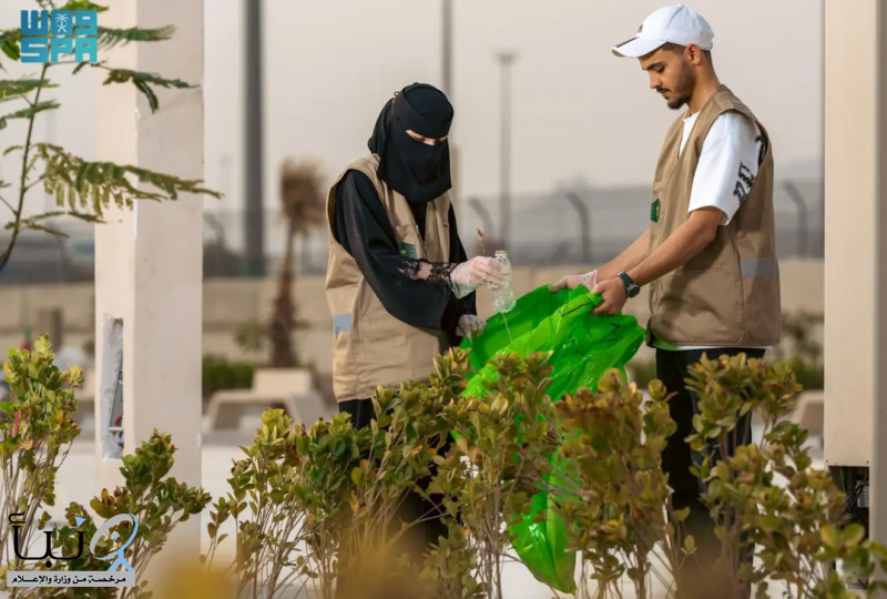 أكثر من 100 متطوع ومتطوعة يشاركون في مبادرة “وطهّر بيتي” لتنظيف وتجهيز مشعر مزدلفة استعدادًا لموسم حج 1446هـ