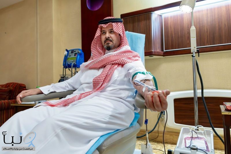 أمير منطقة ‎#المدينة_المنورة يشارك في ‎#حملة_ولي_العهد_للتبرع_بالدم