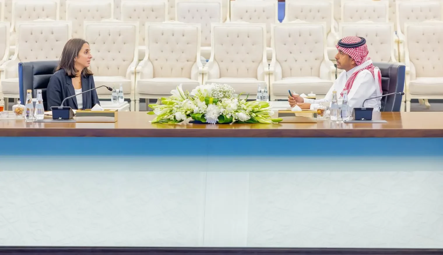 أمين #اعتدال يستقبل الملحق المالي الإقليمي لـ #الخزانة_الأميركية
