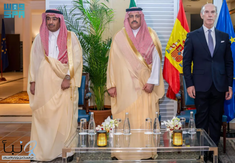 وكيل إمارة منطقة الرياض يحضر حفل سفارة مملكة #إسبانيا بمناسبة اليوم الوطني لبلادها