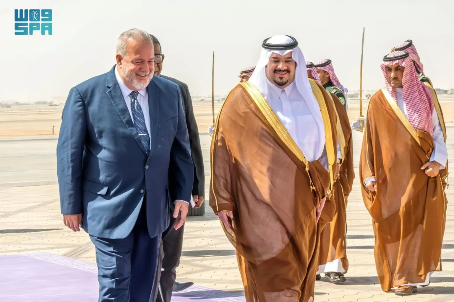 رئيس وزراء جمهورية كوبا يصل الرياض