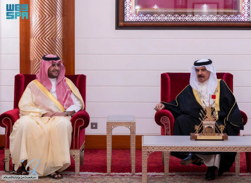 ملك البحرين يستقبل سمو الأمير تركي بن محمد بن فهد ملك البحرين يستقبل سمو الأمير تركي بن محمد بن فهد