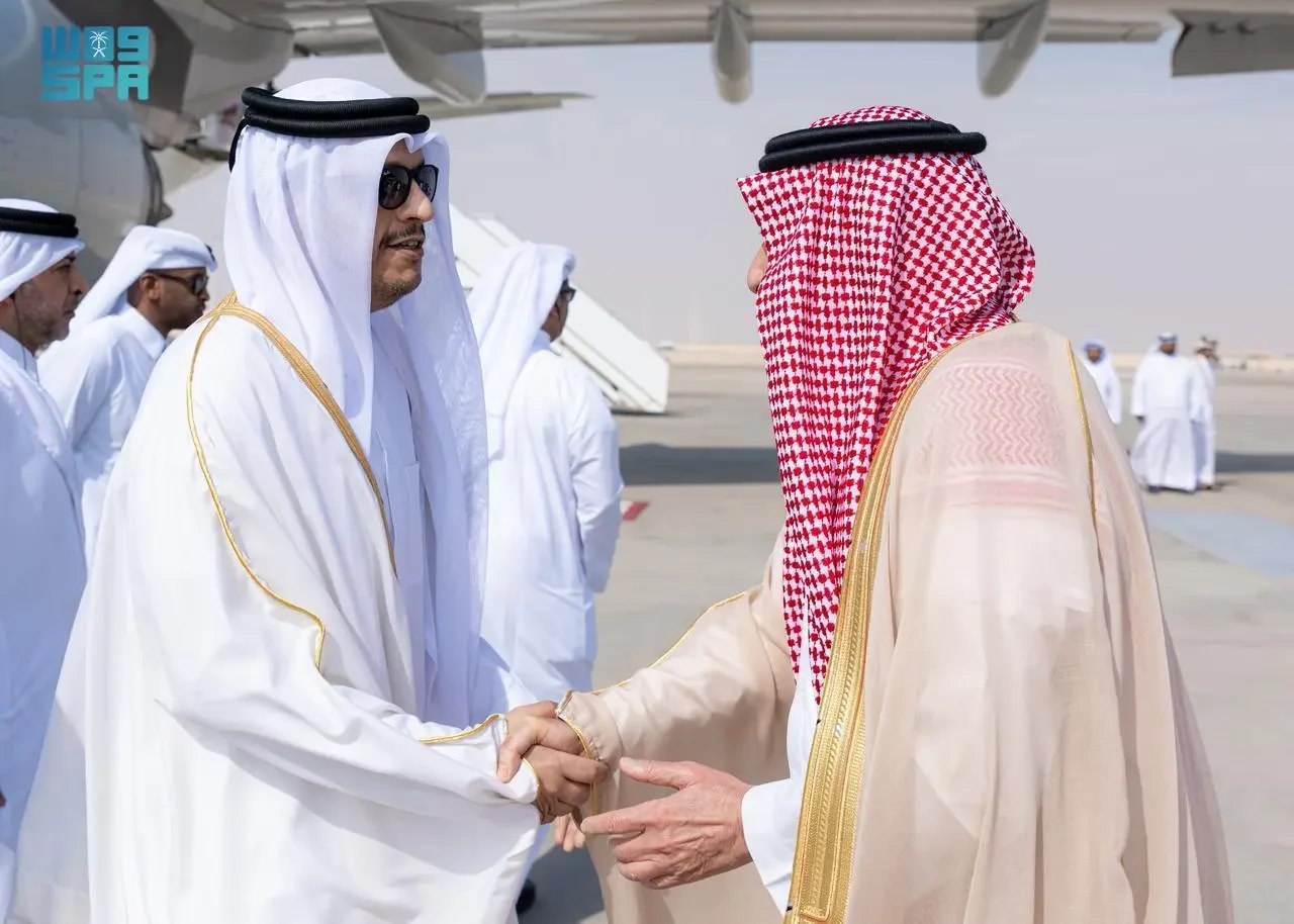 وصول رئيس مجلس الوزراء وزير خارجية دولة قطر إلى الرياض