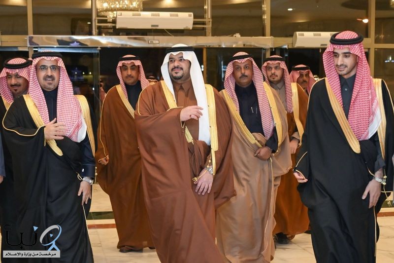 سمو نائب أمير منطقة الرياض يشرف حفل زواج نجل الشيخ سعود بن نومه بالرياض