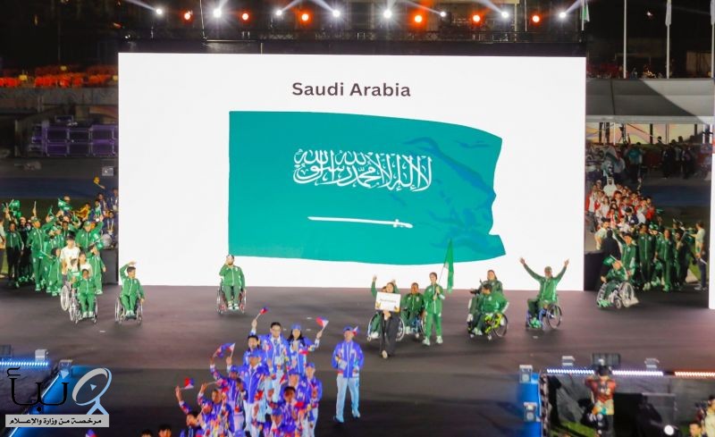 بحضور بن جلوي وآل مكتوم.. 8 ميداليات سعودية في افتتاح الألعاب البارالمبية الآسيوية بحضور بن جلوي وآل مكتوم.. 8 ميداليات سعودية في افتتاح الألعاب البارالمبية الآسيوية