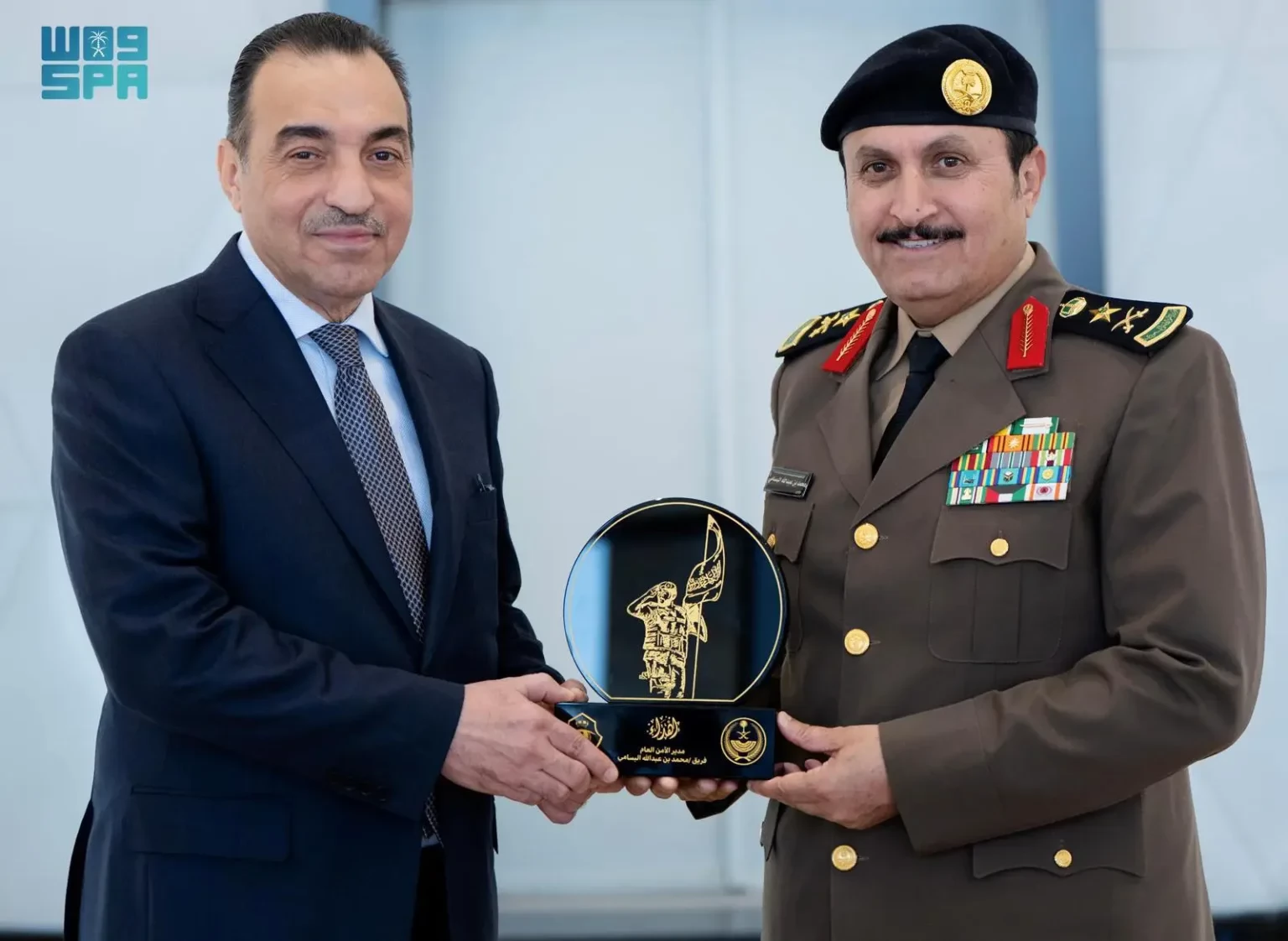 البسامي يستقبل وفد وزارة الداخلية العراقي