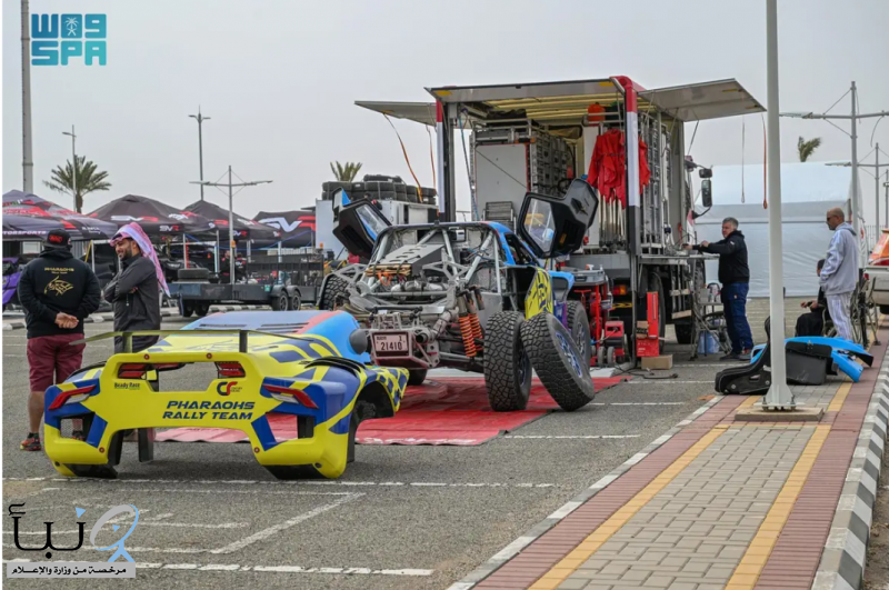 109 مركبات تشارك في رالي حائل باها تويوتا الدولي تخضع للفحص غدًا