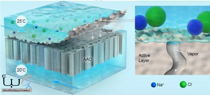 “كاوست” تطور تقنية غشاء ترشيح جديدة ترفع من استدامة عملية تحلية المياه “كاوست” تطور تقنية غشاء ترشيح جديدة ترفع من استدامة عملية تحلية المياه