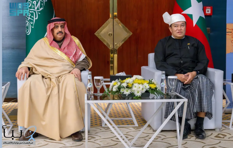 وكيل إمارة منطقة الرياض يحضر حفل سفارة ميانمار بمناسبة اليوم الوطني
