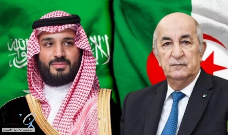 ولي العهد والرئيس الجزائري يبحثان تطورات الأوضاع في المنطقة ولي العهد والرئيس الجزائري يبحثان تطورات الأوضاع في المنطقة