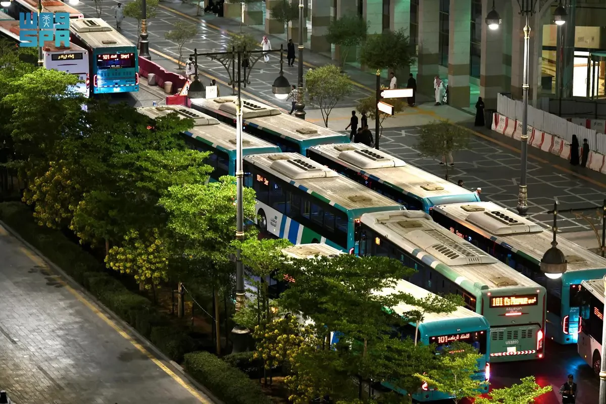 تقديم موعد تشغيل خدمة النقل الترددي للمسجد النبوي ليلة ختم القرآن