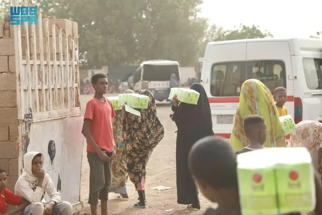 توزيع (2800) كيس من الأرز في محلية جبل أولياء بولاية الخرطوم في السودان