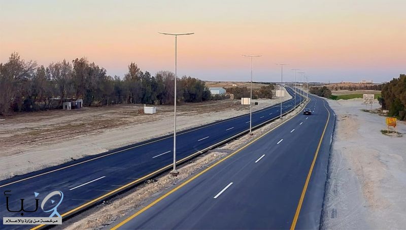 بلدية قرية العليا تنجز مشروع ازدواج المدخل الشرقي بطول يتجاوز 3 كم تعزيزا للسلامة المرورية