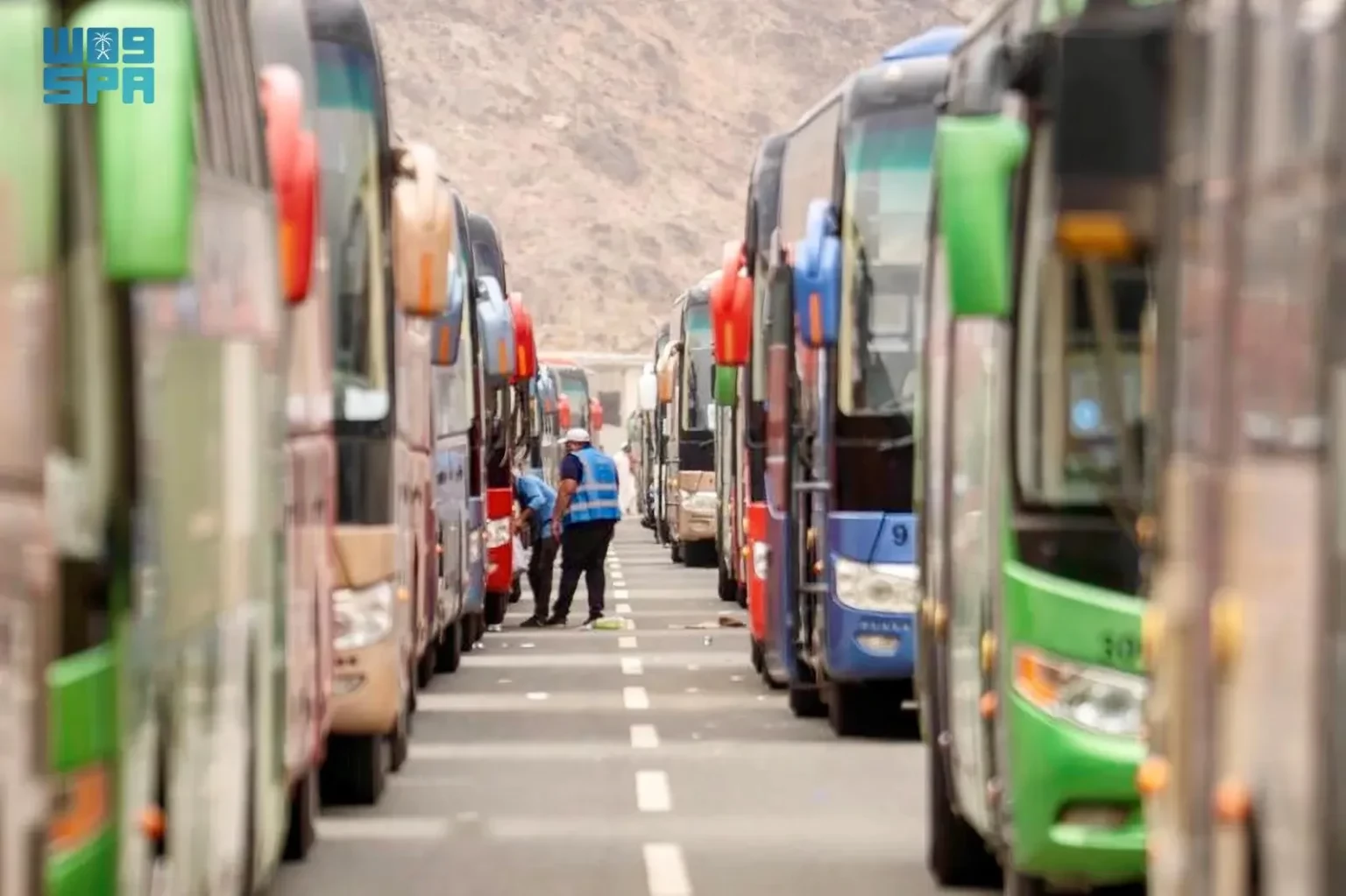 محاكاة تشغيلية كبرى لمنظومة نقل الحجاج في مكة استعدادًا لحج 1447هـ