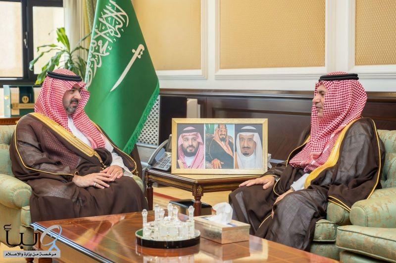 نائب أمير تبوك يستقبل مدير عام فرع المركز الوطني للرقابة على الالتزام البيئي بالمنطقة الشمالية