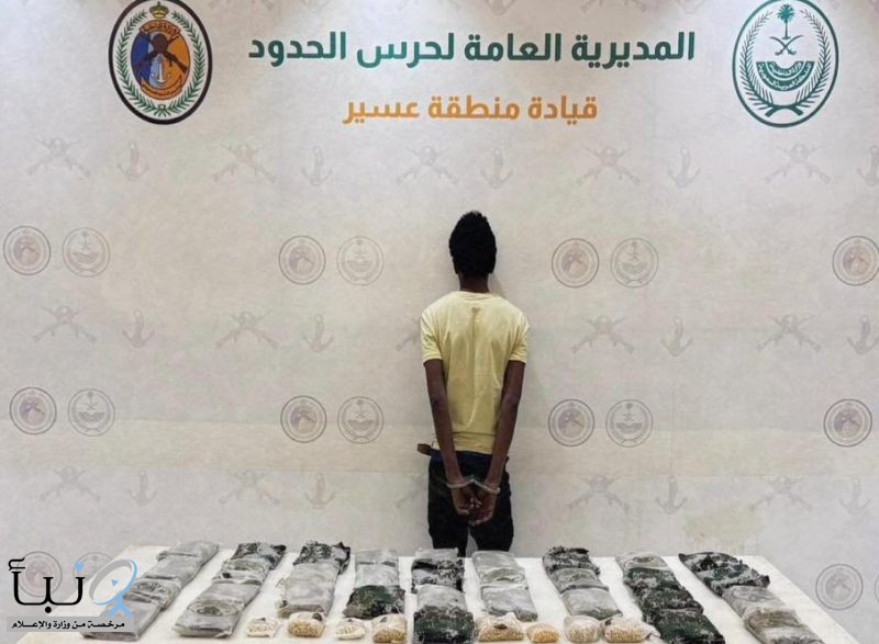 إحباط تهريب 38 كيلوجرامًا من الحشيش و11,800 قرص إمفيتامين