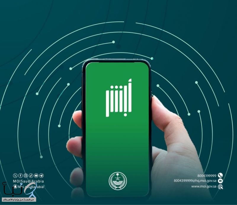 منصة أبشر تنفذ أكثر من 448 مليون عملية إلكترونية خلال 2025 وتعزز التحول الرقمي لوزارة الداخلية