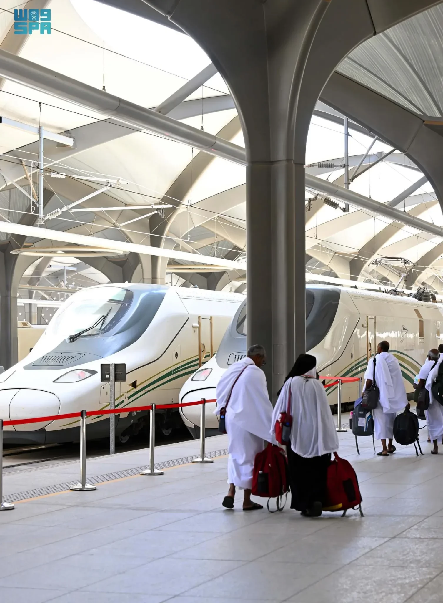 قطار الحرمين ينقل أكثر من 800 ألف راكب و3649 رحلة ضمن تشغيل حج 1447هـ
