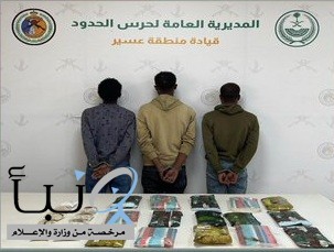 القبض على 3 مخالفين لتهريب 17 كيلوجرامًا من الحشيش و7500 قرص أمفيتامين القبض على 3 مخالفين لتهريب 17 كيلوجرامًا من الحشيش و7500 قرص أمفيتامين