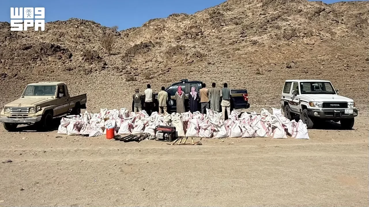 ضبط مواطنين و6 مقيمين لاستغلال الرواسب في تبوك بالمخالفة لنظام البيئة