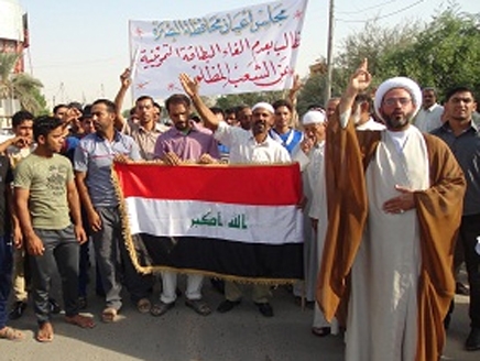 مظاهرات في جنوب العراق احتجاجاً على سياسات المالكي