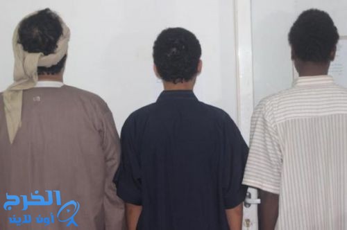الإطاحة بـ 8 مواطنين وسوداني في تشكيل عصابي للسطو على المنازل وسرقة السيارات بالخرج - صور