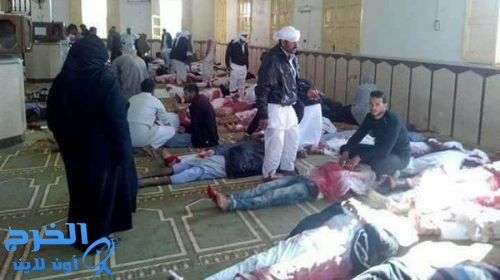 بيان للنائب العام المصري: 235 شهيدا و 109 مصابين حصيلة ضحايا هجوم #مسجد_الروضة بشمال #سيناء