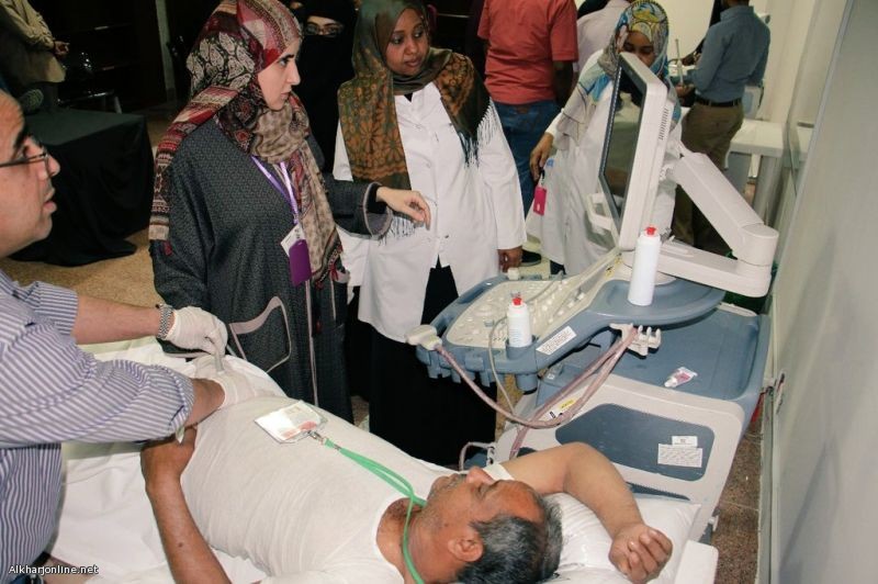 "دورة تدريبية على جهاز الموجات الصوتية" بمستشفى الملك خالد بالخرج