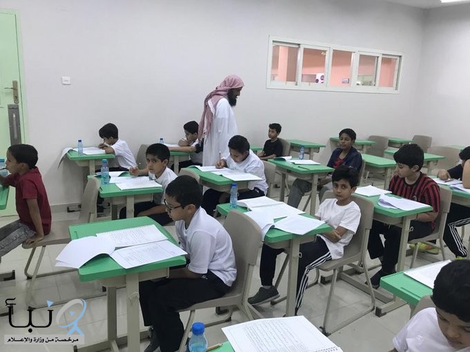 مركز الموهوبين (وحدة التعرف)يستقبل  طلاب مدرسة حسان بن ثابت ومدرسة جابر بن عبدالله و القادسية