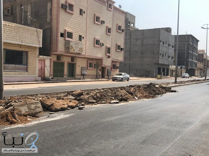 بلدية محافظة الخرج: بدء   أعمال صيانة وكشط طريق الأمير ناصر بن عبدالعزيز