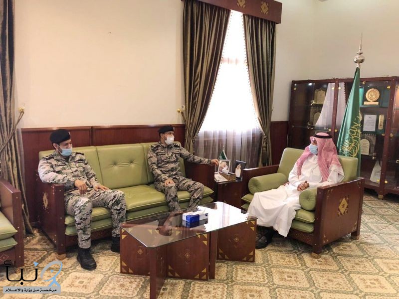 الماضي يستفبل مدير سجن الخرج الجديد