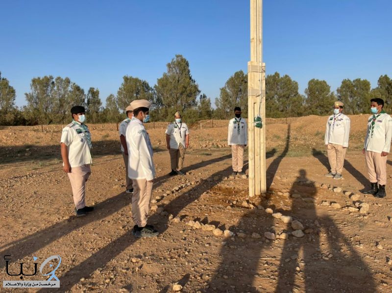 رحلة خلوية في جلاجل لنادي جمعية الكشافة