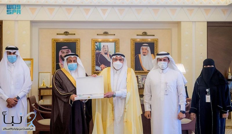 الأمير فيصل بن مشعل يتسلم التقرير السنوي لأعمال فرع وزارة الموارد البشرية والتنمية