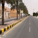 بلدية محافظة الخرج تنفذ أعمال دهانات مسارات الطرق بأكثر من 27 ألف متر طولي