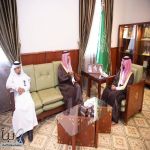 سمو محافظ الخرج يستقبل رئيس جامعة الأمير سطام بن عبدالعزيز